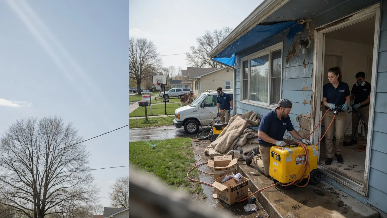 Basement Flood Cleanup in Powderville, MT near me